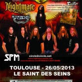 Circle II Cirle + Nightmare + Eternal Flight @ Saint des Seins