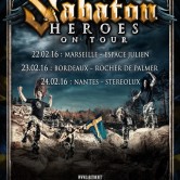 SABATON + ALESTORM + BLOODBOUND @u Rocher De Palmer