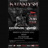 KATAKLYSM + SEPTICFLESH + ABORTED @u Rockstore (Montpellier)