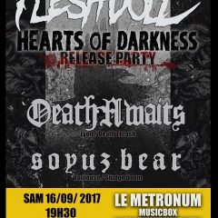FLESHDOLL + DEATHAWAITS + SOYUZ BEAR @ la Musicbox du Metronum