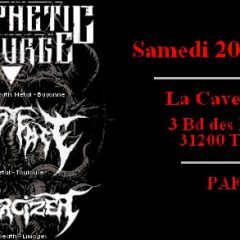 PROPHETIC SCOURGE + TEMPT FATE + EXORCISER @ La Cave A Rock