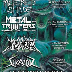 ALTERED SHADE + METAL TROOPERS + UNANSWERED + SEKATOR @u Caravanserail