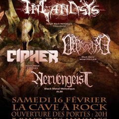 INLANDSYS + CIPHER + OPPROBRE + NERVENGEIST @ La Cave A Rock